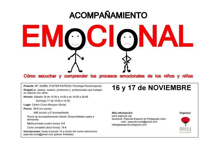 CURSO DE ACOMPAÑAMIENTO EMOCIONAL